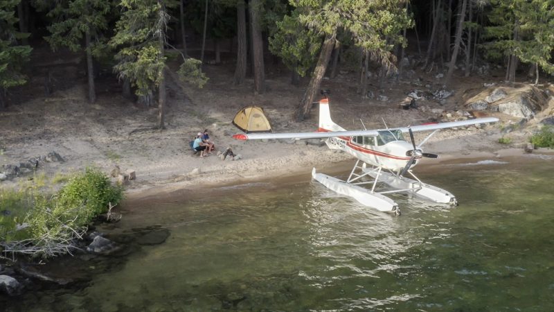 Cessna 185 on Aerocet 3400's Camp Out on the Lake